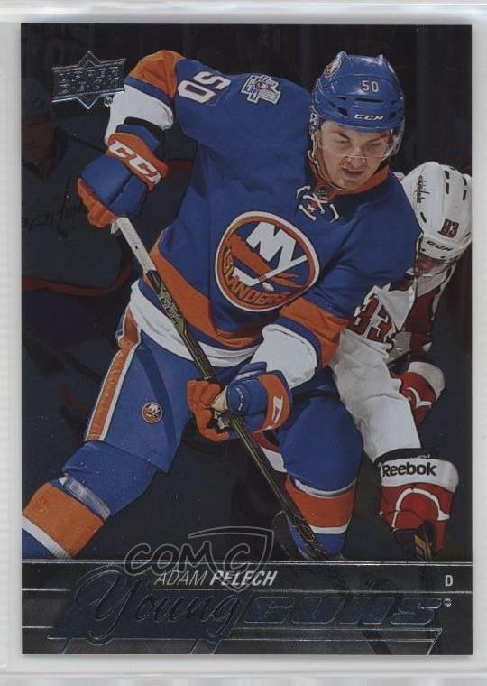 2015-16 Upper Deck Young Guns Silver Foil Board Adam Pelech #465 s6r