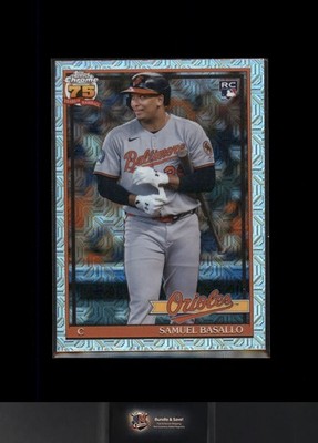 2026 Topps Series 1 #91C-30 Samuel Basallo 1991 Topps Baseball Chrome Mojo