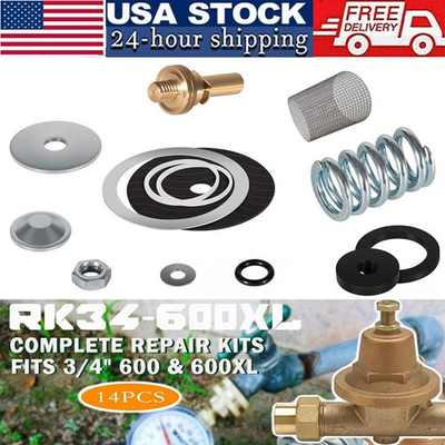 #ad RK34 600XL Repair Kit Fit For 600 Series 3 4quot; 600 600XL Pressure Reduction Valve $43.30