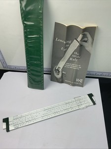 K & E 4158 SLIDE RULE in orig case with instruction booklet Vintage