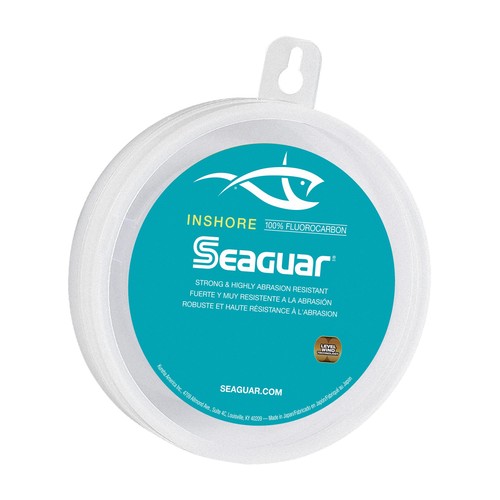 Seaguar/Kureha America in Shore 100% Fluorocarbon Leader 100yd 25lb, Clear 
