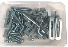 12 Pcs A 148 Steel Sliding Screen Door Latch Strikes Screen Door Strike Hardware
