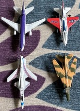 Vintage Diecast Metal Toy Fighter Jets Planes Lot of Fun