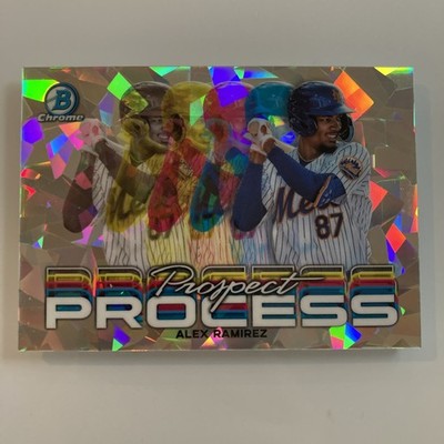2023 Bowman Chrome #PRP-16 Alex Ramirez Prospect Process Atomic Mets /150