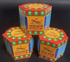 Tiger Balm Red Ointment Effective Relief From Aches 3 PACK - 0.7 oz EXP 12/28