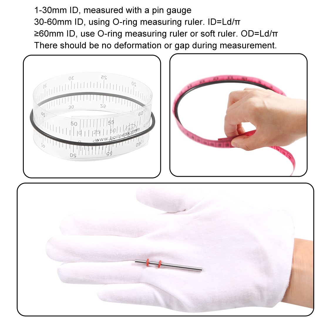 20pcs Black Nitrile Butadiene Rubber NBR O-Ring 40mm Inner Dia 1.2mm Width