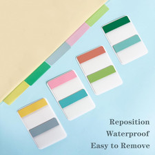 500 PCS Tabs 2 Inch Book Tabs Sticky Index Tabs,File Tabs Self Adhesive,Page ...