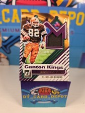2025 Donruss Canton Kings Ozzie Newsome 356/425 Jersey Match! Browns 🏈