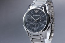 Vtg. Near MINT EMPORIO ARMANI AR-11083 Day 45mm Quartz Men's Watch JAPAN