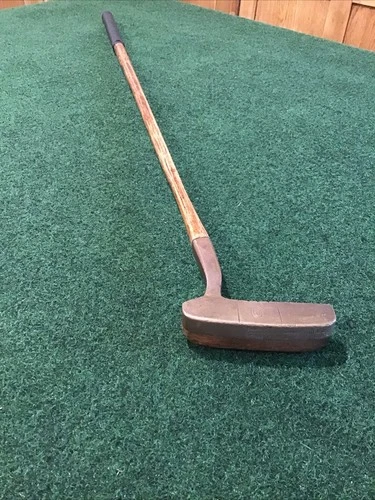 Vintage Otey Crisman 3HWL Super Deluxe Putter 35.5" Wood Hickory Shaft Left Hand