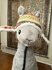 Think Dog Land Of Llamas Plush Toy - Gray