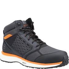 Timberland Pro Reaxion Black/Orange Safety Boots Mens Work Boots Sizes 6 - 12