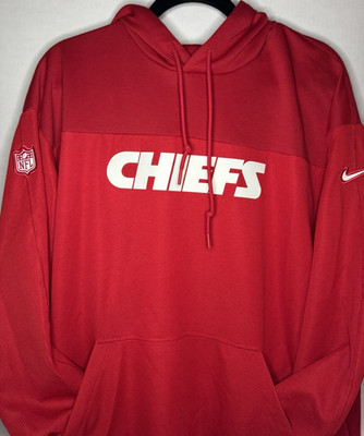 Nike Kansas City Chiefs Red Pullover Hoodie Sweatshirt NFL Football