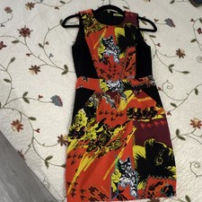 Authentic Versace Jeans Dress Size 38 IT Multicolor Excellent Condition