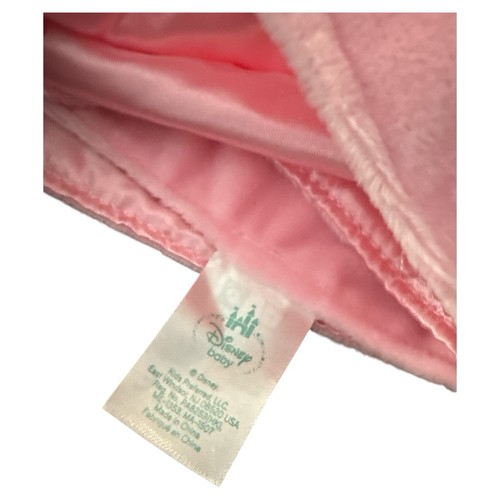 Disney Baby Minnie Mouse Baby Security Blanket Lovey Pink Satin Back NWOT - Picture 3 of 4