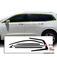 For Cadillac Xt6 2020-2025 Side Window Chrome Delete Precut Vinyl Trim