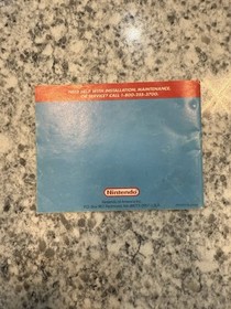 ORIGINAL Nintendo NES KIRBY'S ADVENTURE Instruction Booklet Manual Book only