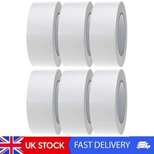 White Duct Tape | 6 Rolls Of 48mm X 45m Gaffer Tape | Water Resistant Duct Tape 0.13 per metre