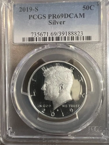 2019-S Kennedy Half Dollar Silver Proof PR69DCAM PCGS