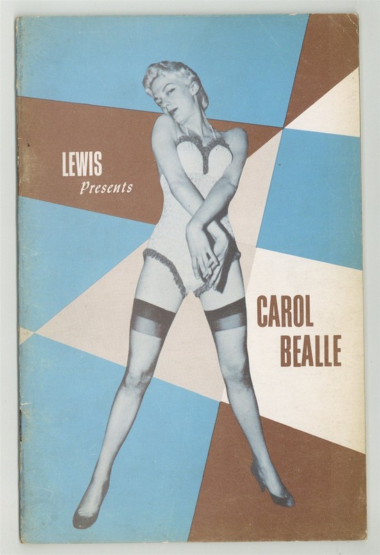  Carol Bealle1950 Louis Presents Female Art 36pg Vintage Pinup Magazine M39721
