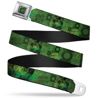"Buckle-Down Men's Seatbelt Belt Green Lantern Wgl012 1.5\" Wide - 32- (Us Import)"