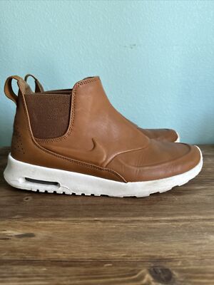Nike Air Max Thea Women Sneaker Boots Chelsea Mid Leather