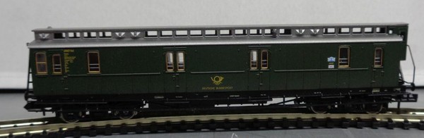 "Fleischmann N 8045 Post-Abteilwagen \"Deutsche Bundespost\" Db Ep.Iii Neu & Ovp"-image