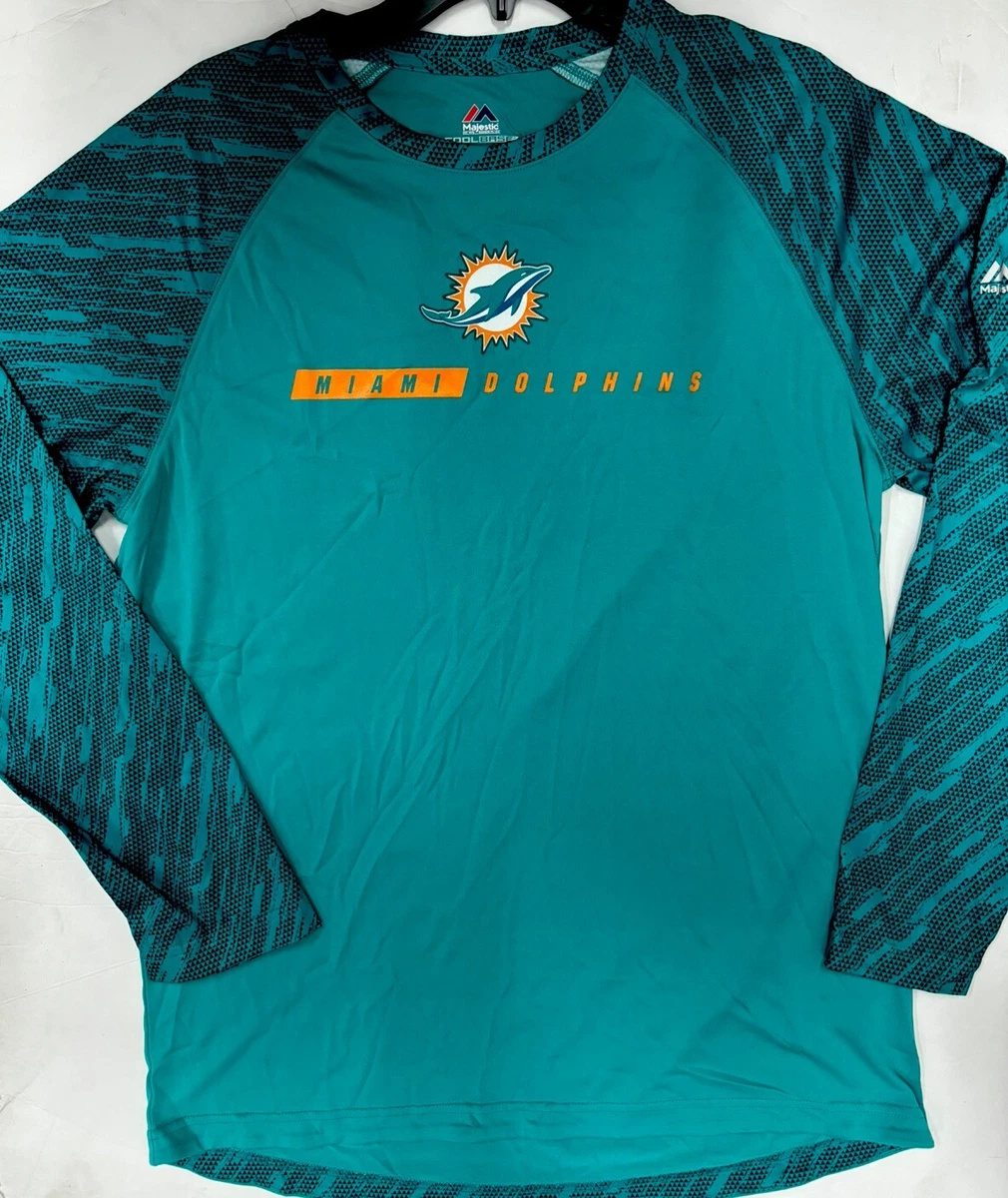 Miami dolphins long sleeve dri sale fit