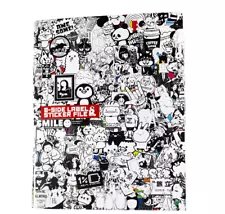 B - SIDE LABEL Sticker File ＋ Big Sticker Refill ( 2 sheets ) Japan NEW