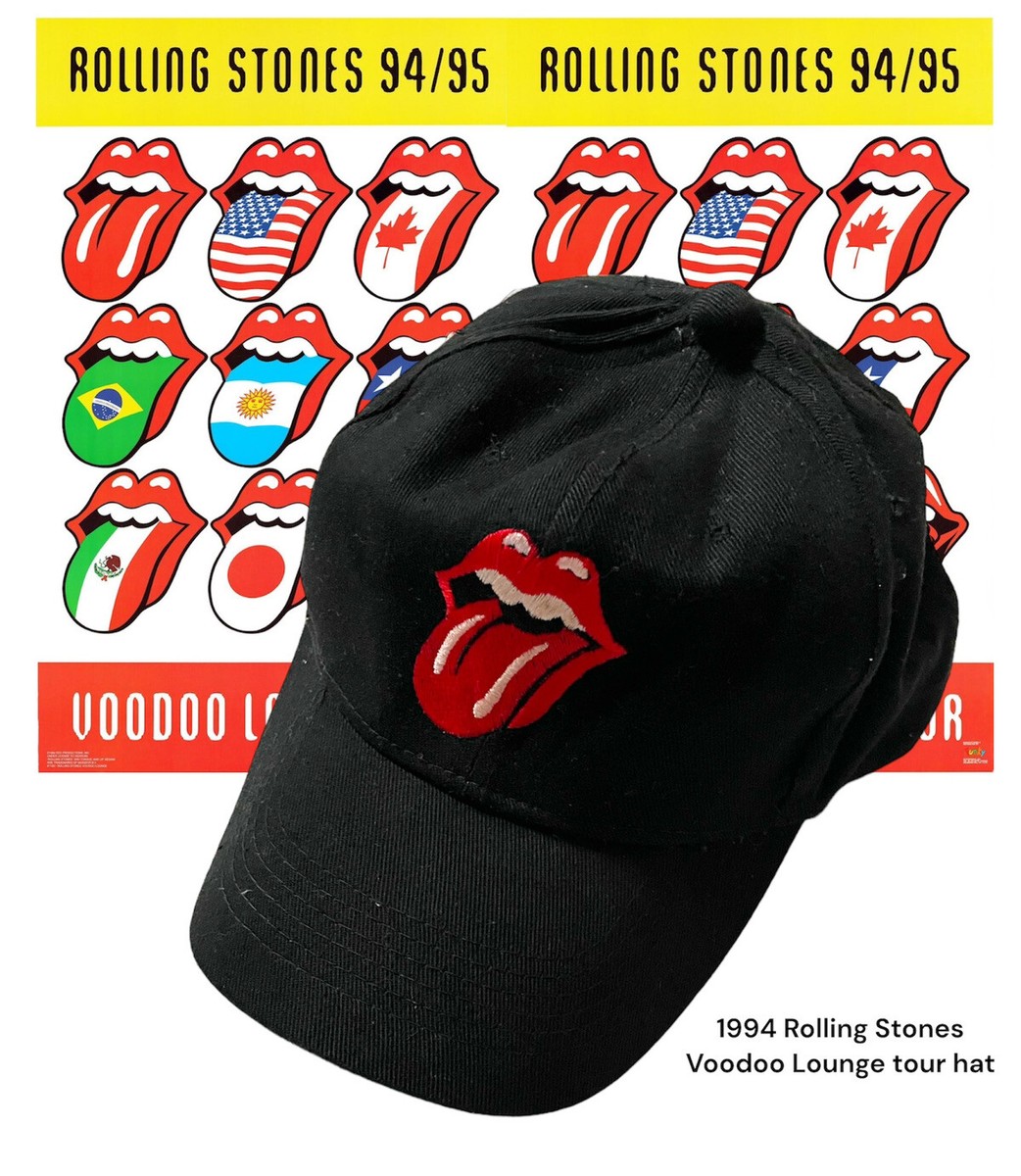 vintage RollingStones Voodoo Lounge キャップ Vintage 1994 The Rolling Stones Voodoo Lounge Tour Black