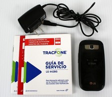 LG 442BG - Black - 2GB - Tracfone Wireless - WORKS