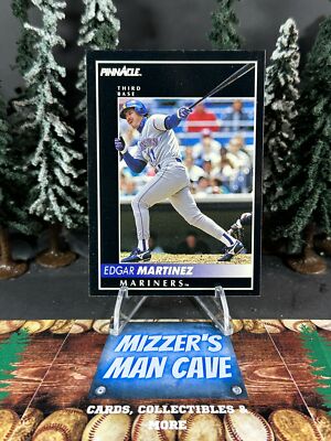 1992 Score Pinnacle Baseball Edgar Martinez Mariners Base Card 13