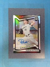 FB48) 2022 Elite Extra Edition HUNTER PATTESON Auto #145 Kansas City Royals