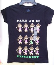 Girls Ink Inc Black Dare To Be Different T Shirt Sz XL 