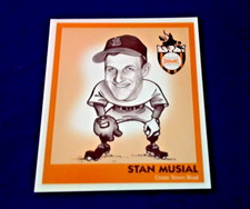1998 ST. LOUIS BROWNS HEADS UP CROSS TOWN RIVAL STAN MUSIAL INSERT RARE 20