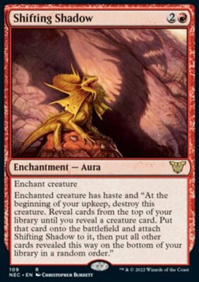 MTG Shifting Shadow (109/192) Kamigawa Neon Dynasty Commander LP