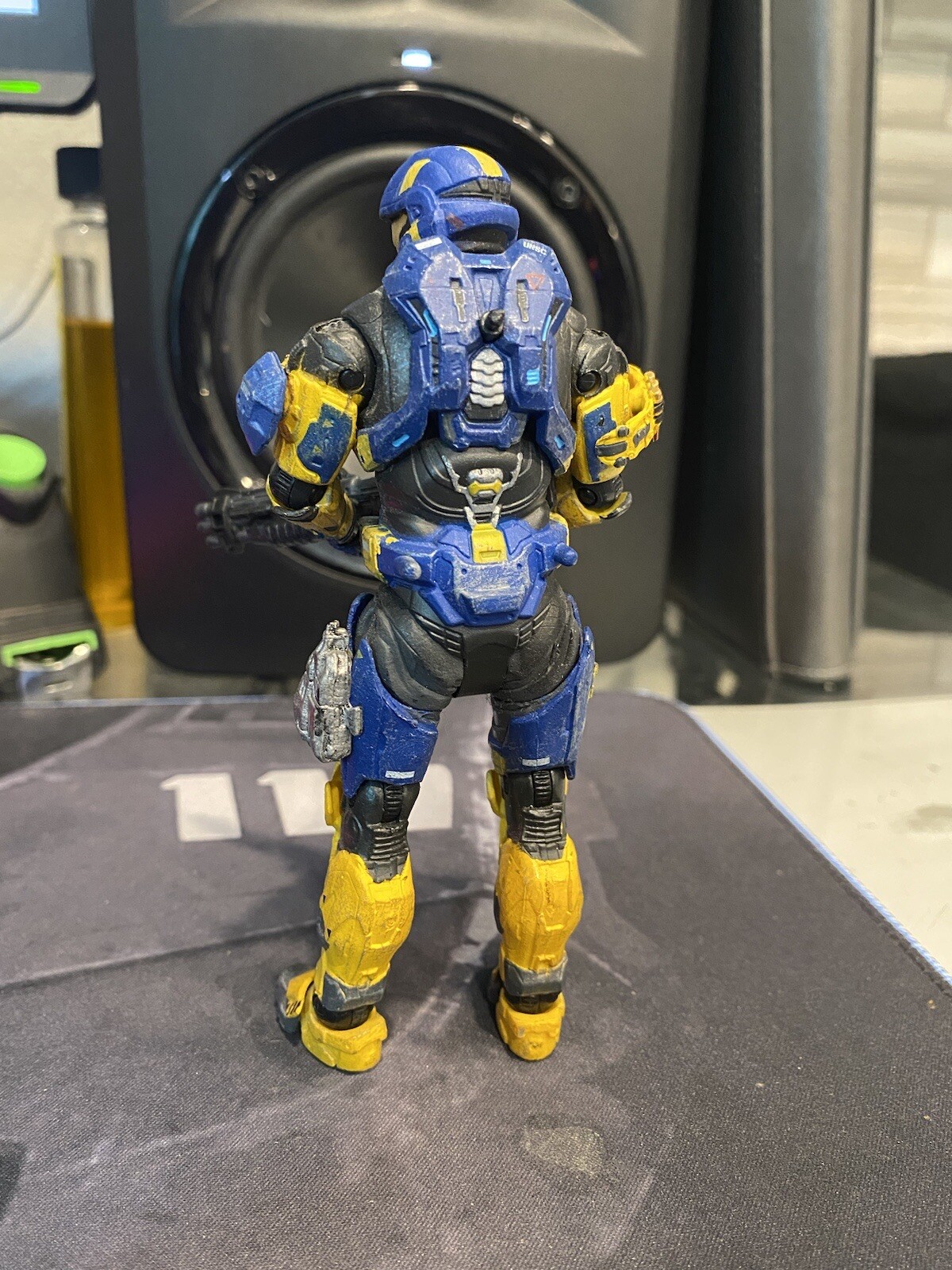 McFarlane Halo 3 Reach Blue Yellow Spartan ODST Video Game Figure Infection Pack