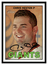 2016 Topps Heritage  #95 Chris Heston