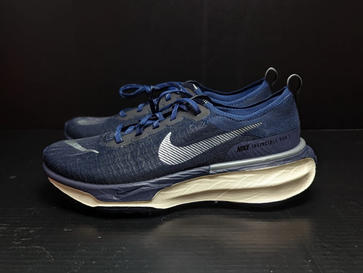 Men s Size 9.5 Nike ZoomX Invincible Run FK 3 Navy Blue DR2615 400