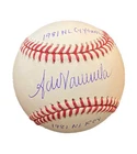 Fernando Valenzuela Signed Autographed Baseball 2 Inscriptions 81 CY & ROY JSA
