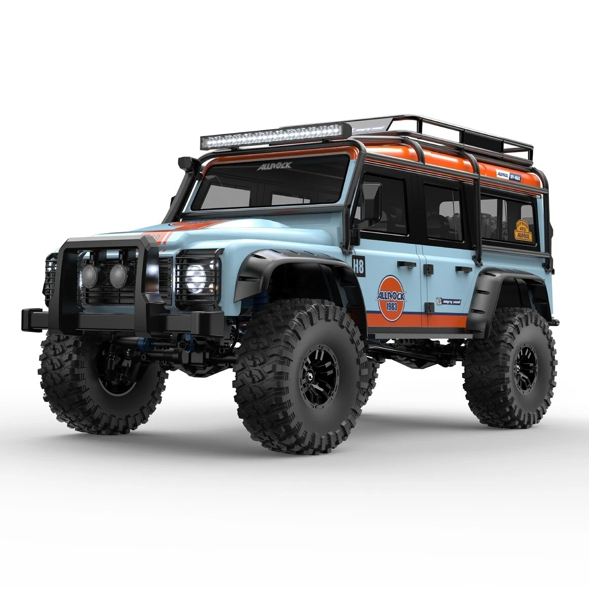 MJX H8H All-Rock V2 RC Car 1:8 Off Road Crawler Brushless 3S 11.1v Truck + App - Picture 1 of 12