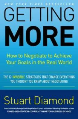 #ad #ad Getting More: How to Negotiate to Achieve Your Goals in the Real World GOOD $4.24