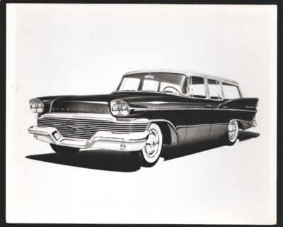 MAG: Artist's Rendering  Of A 1950's Studebaker Station Wagon-Size is about 8...