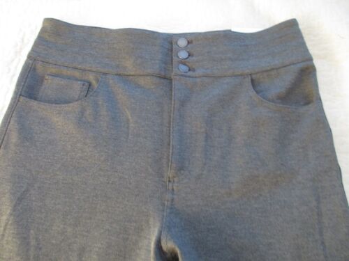 NWT! Ann Taylor Heathered Gray The Skinny High Rise Knit Pants Size 14 - Picture 1 of 10