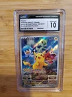 CGC 10 GEM MINT Pikachu 001/SV-P Promo Pokemon Card Chinese Scarlet & Violet