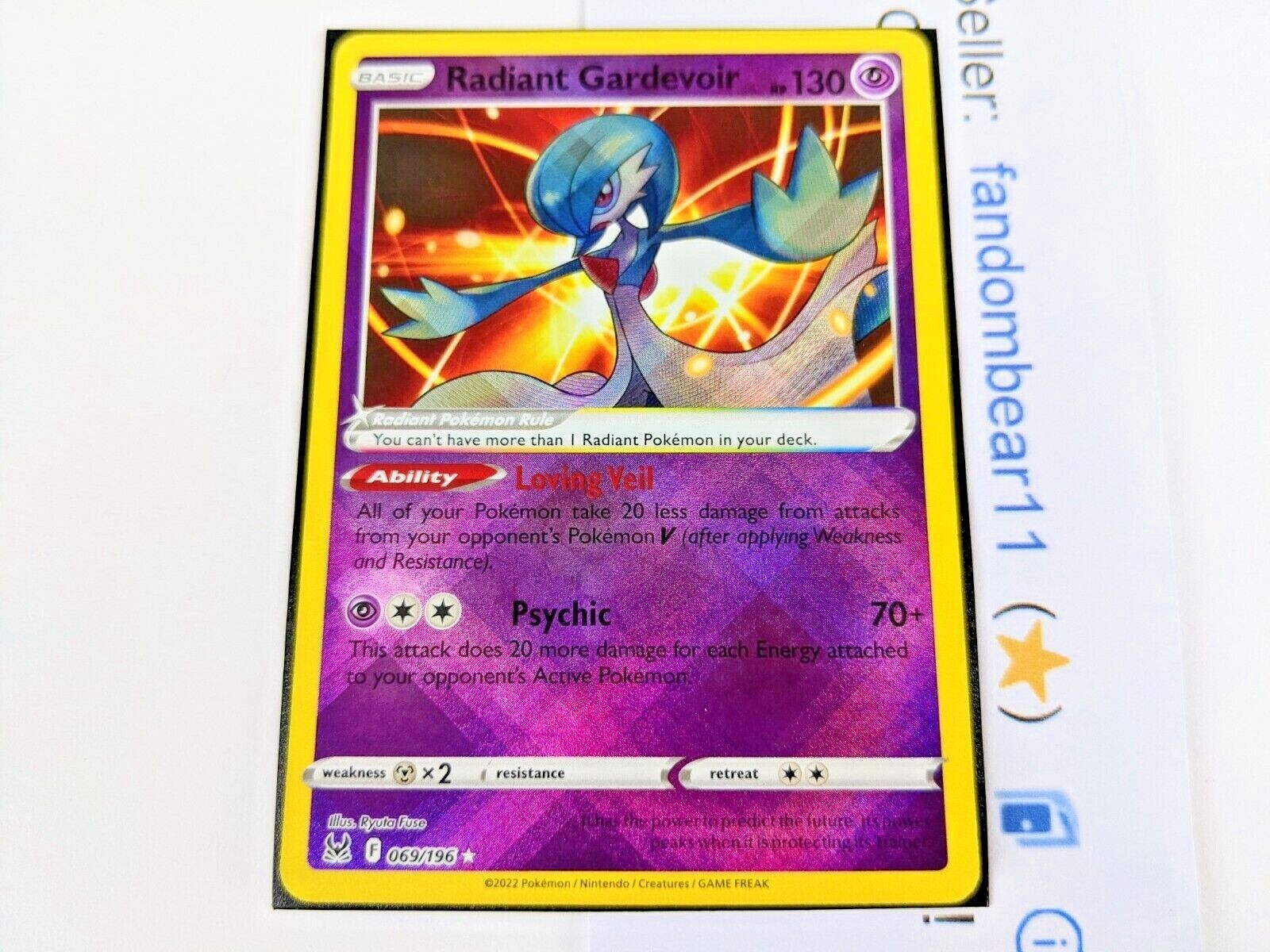 Gardevoir Radiante Carta Pokémon Original Origem Perdida