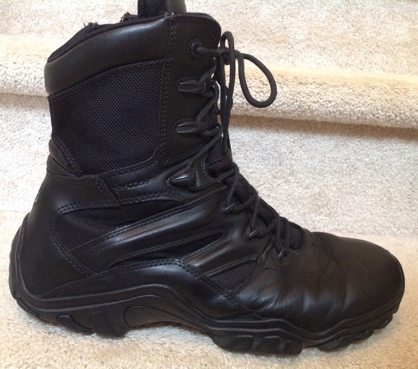 Bates Delta-8 Side Zip Leather Boots 