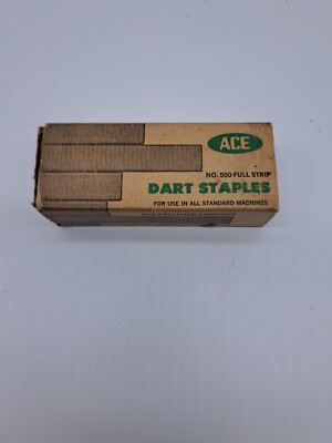 Ace Dart Staples 5000 PC Staples P/N 1739 For Use In All Standard Machines