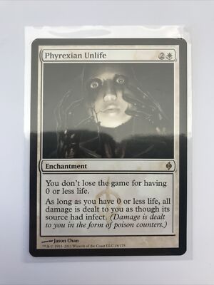 Magic Phyrexian Unlife / Phyrexianisches Unleben  (mint,Engl.,New Phyrexia,Rare)
