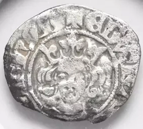 King Edward III 1327-1377 AD, London England Penny Silver Coin 1344-51, NGC FINE